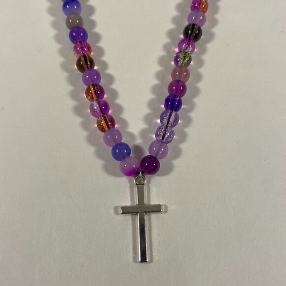 Set of Jewelry! 7 Necklaces, 7 Bracelets, and 7 Earrings! NWT Silver Cross - Picture 7 of 16